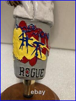ROGUE BREWING IRON CHEF MASAHARU MARIMOTO Draft beer tap handle. OREGON ROGUE BREWING IRON CHEF MASAHARU MARIMOTO Draft beer tap handle. OREGON