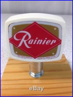 Rainier Beer Tap Handle Vintage Rare Knob