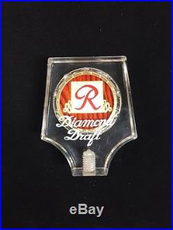 Rainier Diamond Draft Beer Tap Handle Vintage Rare Knob