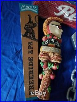 Random Beer Tap Handles Sign Pacifico Miller Red Stripe New Glarus Spotted Cow