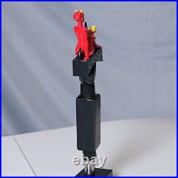 Rapscallion Tall Red She Devil Lady Beer Tap Handle Knob