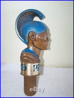 Rare! 1974 PRIMO BEER Warrior with Head Dress TAP HANDLE NICE SHAPE