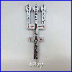Rare BLAKKR Tap Handle Surly / 3 Floyds / Real Ale Craft Draft Beer