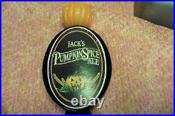 Rare Beer Tap Handle Jack's Pumpkin Spice Ale Halloween