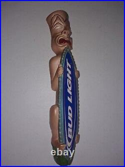 Rare Bud Light Tiki God Totem pole Beer Tap Handle