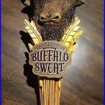 Rare Buffalo Sweat Tallgrass Brewing Co. Bar Tap Handle Beer Keg Oop. Rare