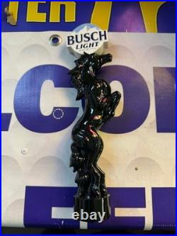 Rare Busch Light Stallion Tap Handle 10.5 Tall Beer Tap Handle Anheuser Busch