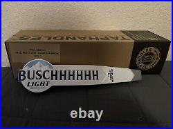 Rare Busch Light Tap Handle BUSCHHHHH Limited Edition Anheuser Busch Latte Beer