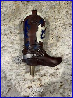 Rare Coors Light Cowboy Boot Beer Tap Handle Unused Minty