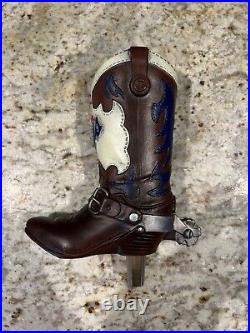 Rare Coors Light Cowboy Boot Beer Tap Handle Unused Minty