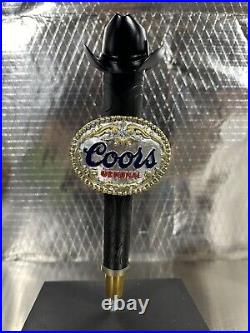 Rare Coors Original Cowboy Hat Belt Buckle Beer Tap Handle 11 Rare Coors Original Cowboy Hat Belt Buckle Beer Tap Handle 11