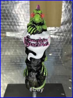 Rare First Edition Smokin' Iguana CHILL RAZ Beer Tap Handle Nashua NH New In Box