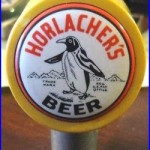 Rare Horlacher Beer Ball Tap Knob / Handle With Penguin Allentown Pa Brewing