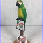 Rare Hussong's Ale Vintage Beer Tap Handle Knob Breweriana Parakeet Parrot Bird