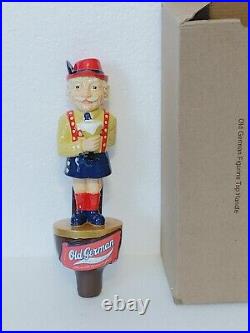 Rare NOS Old German Man Mint NIB 10 Beer Tap Handle Herman German Keg Sign