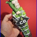 Rare & New Cb's Caged Alpha Monkey Beer Tap Handle