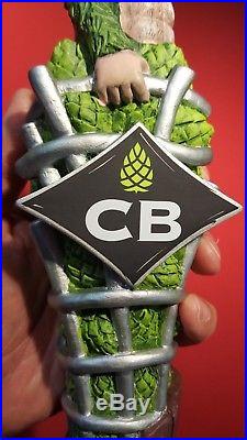 Rare & New Cb's Caged Alpha Monkey Beer Tap Handle