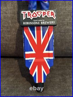 Rare? Newiron Maideneddie Trooper /robinsons Brewery Beer Tap Handle? Lqqk