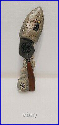 Rare Old North Country Pale Stone Arrow Spear Tip 12 Draft Beer Tap Handle