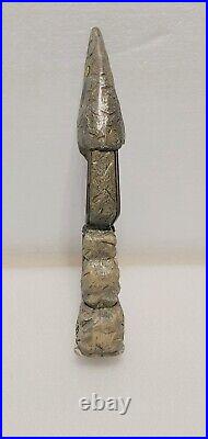 Rare Old North Country Pale Stone Arrow Spear Tip 12 Draft Beer Tap Handle