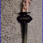 Rare Playboy Bunny Sexy Blonde Movable Graphic 15 Beer Keg Tap Handle Marker