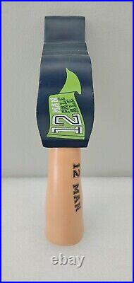 Rare Seattle Seahawks Football Rare 12 Man For the Fan Beer Tap Handle