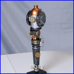 Rare Steamworks Winter White Stout Steampunk Beer Tap Handle Knob
