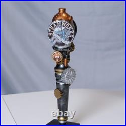 Rare Steamworks Winter White Stout Steampunk Beer Tap Handle Knob