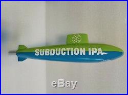 Rare Subduction IPA Outer Light Brew Submarine 12 Draft Beer Keg Bar Tap Handle