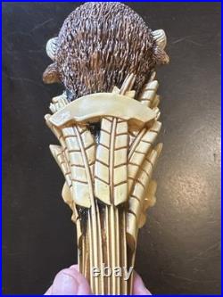 Rare Tallgrass Brewing Co. Buffalo Sweat Beer Tap Handle Manhattan, Kansas