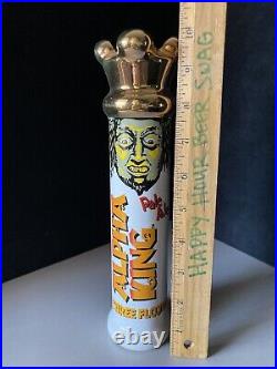 Rare Three 3 Floyds Brewing Alpha King Beer Tap Handle Lot Rare Three 3 Floyds Brewing Alpha King Beer Tap Handle Lot