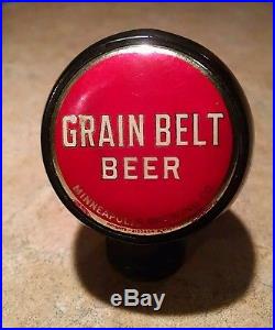 Rare Vintage 1930/1940 Grain Belt beer tap ball knob handle