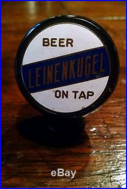 Rare Vintage 1930/1940 Leinenkugel beer tap ball knob handle