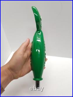 Rare Vintage Whaler Ale Blue Point Green Whale Tail 10 Draft Beer Tap Handle