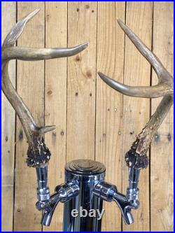 Real Deer Antlers Beer Tap Handle Pair Of 2 Antler 10 11 Inch Hunting Hunter