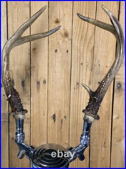Real Deer Antlers Beer Tap Handle Pair Of 2 Antler 10 11 Inch Hunting Hunter
