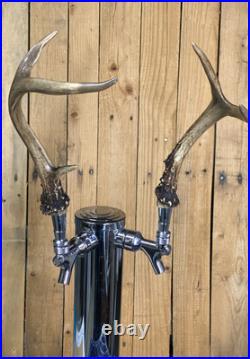 Real Deer Antlers Beer Tap Handle Pair Of 2 Antler 10 11 Inch Hunting Hunter