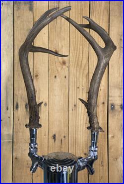 Real Deer Antlers Beer Tap Handle Pair Of 2 Antler 9 Points Hunting Jackalope