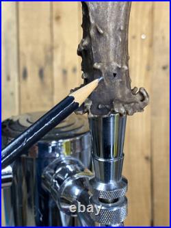 Real Deer Antlers Beer Tap Handle Pair Of 2 Antler 9 Points Hunting Jackalope