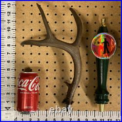 Real Deer Antlers Beer Tap Handle Pair Of 2 Antler 9 Points Hunting Jackalope