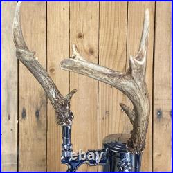 Real Deer Antlers Beer Tap Handle Pair Of 2 Antler Hunting Hunter 10 Inch