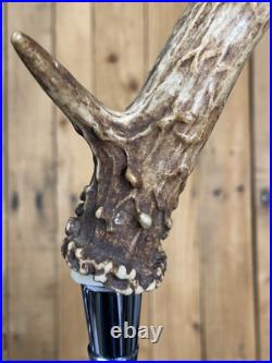 Real Deer Antlers Beer Tap Handle Pair Of 2 Antler Hunting Hunter 10 Inch