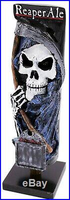 Reaper Ale Grim Reaper 3D Figural Beer Tap Handle New Old Stock