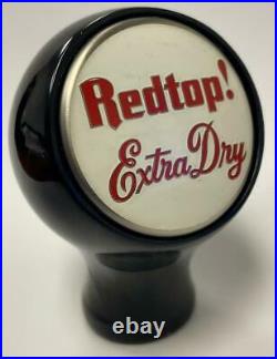 Red Top beer ball knob Cincinnati Ohio tap marker handle vintage brewery