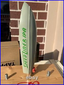 River Bluff Beer Keg Tap Handle Speed Liner IPA Boat Rare USA 10 Tall