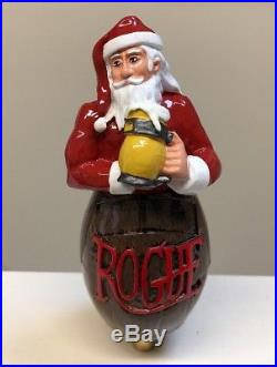 Rogue Ales Newport Oregon Santa Claus Beer Tap Handle Rare