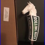 Rolling Rock Pale Ale Horse Head Beer Tap Handle 9 Tall Brand New In Box RARE
