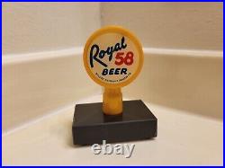 Royal 58 Beer Butterscotch Bakelite Tap Handle / Duluth Brewing & Malting Co