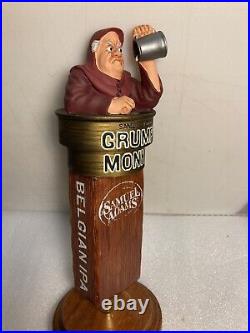 SAM ADAMS GRUMPY MONK BELGIAN draft beer tap handle. BOSTON, MASSACHUSETTS SAM ADAMS GRUMPY MONK BELGIAN draft beer tap handle. BOSTON, MASSACHUSETTS