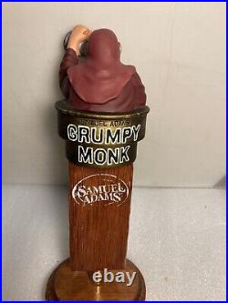 SAM ADAMS GRUMPY MONK BELGIAN draft beer tap handle. BOSTON, MASSACHUSETTS SAM ADAMS GRUMPY MONK BELGIAN draft beer tap handle. BOSTON, MASSACHUSETTS